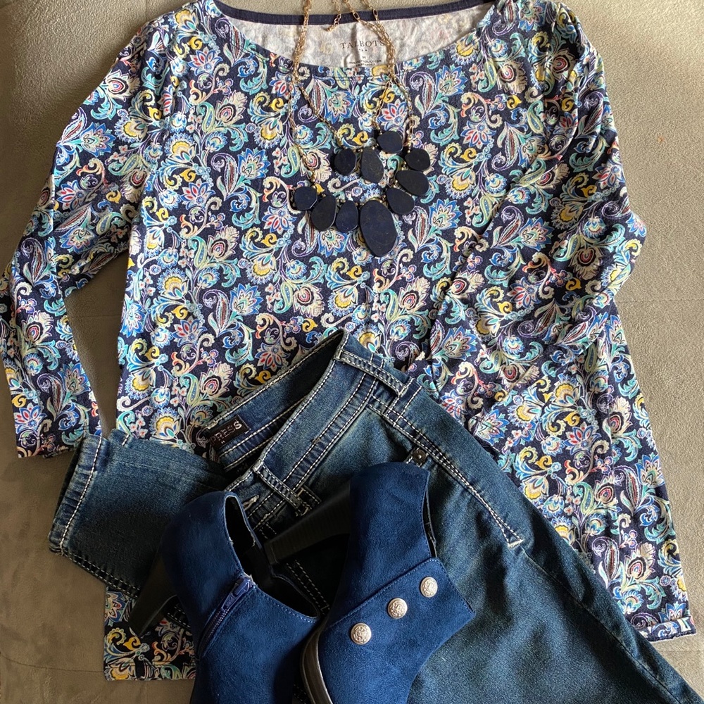 Talbots 3/4 sleeve Tee great condition